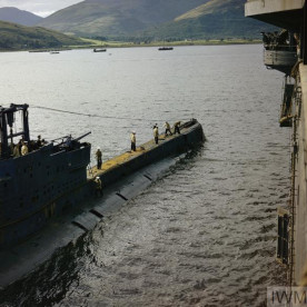 ON BOARD THE SUBMARINE DEPOT SHIP HMS FORTH, HOLY LOCH, SCOTLAND, 1942